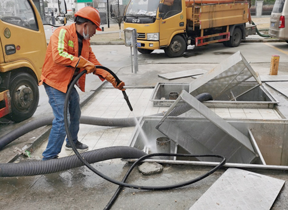 永发镇隔油池清理